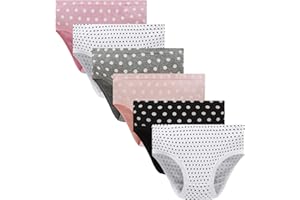 Cadidi Dinos Baby Soft Cotton Underwear Little Girls'Briefs Toddler Undies