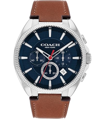 Amazon.com: COACH Men's Jackson Chronograph Watch, 45mm Case Size