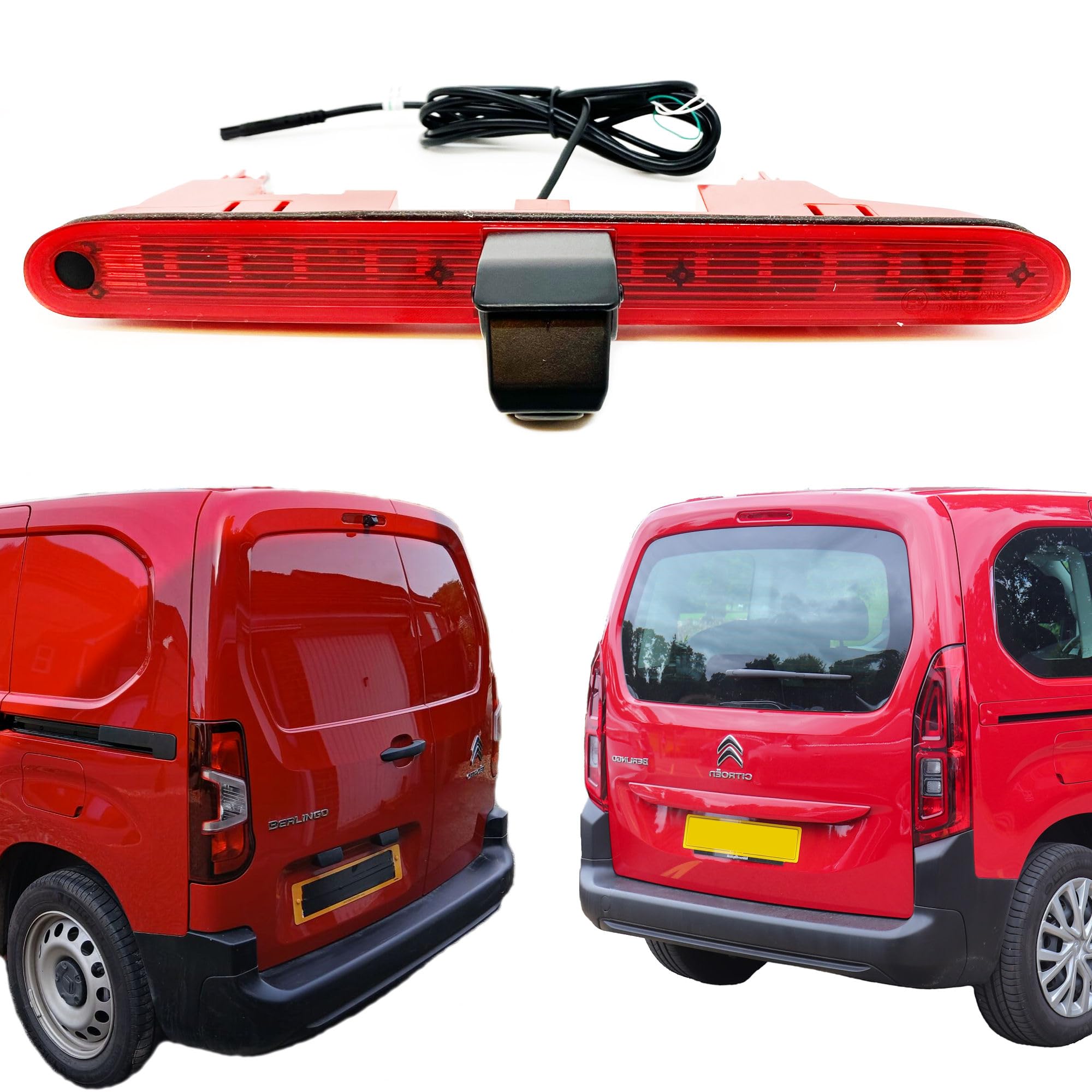 Dolphin Automotive Reversing Camera Fits Citroen Berlingo & Peugeot Partner With Waterjet Nozzle 2018 Onwards (Camera Only)