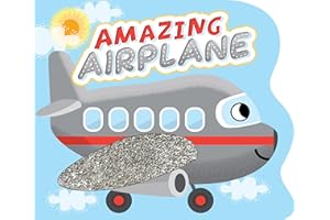 Little Hippo Books Amazing Airplane - Touch and Feel Board Book - Sensory Board Book (Touch & Feel Sensory Board Books for Baby & Toddler Time)