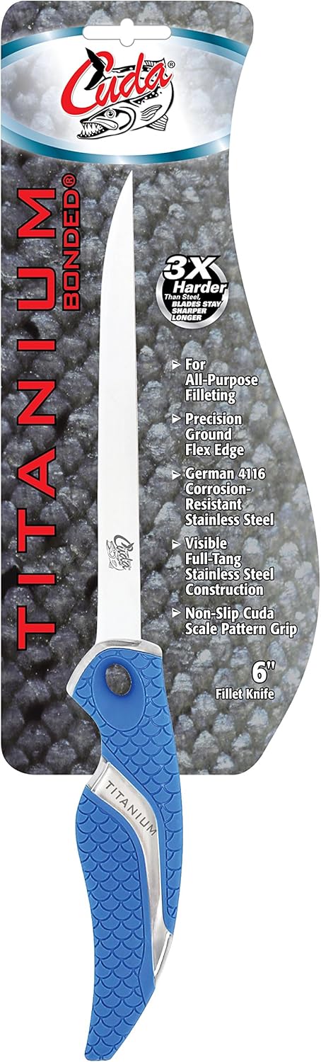 cuda titanium fillet knife