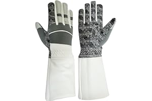 RIK SPORTS Fencing Glove High Performance Padded, Washable Amara Synthetic Leather, Real Leather for Foil, Epee & Saber, Silicoated Palm Back Neoprene Padded, 350N Cuff Protective Glove.