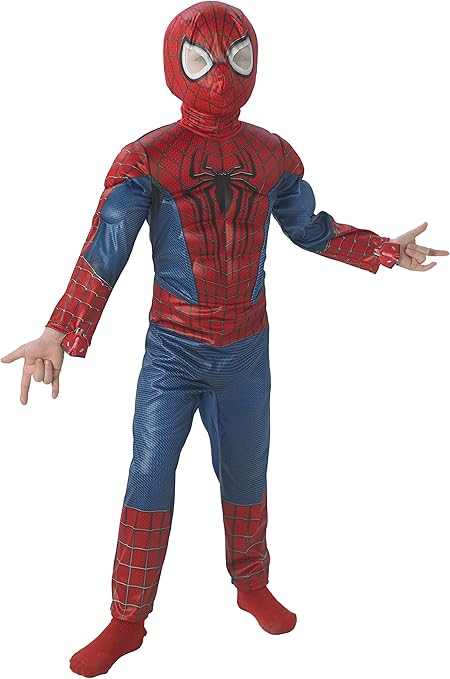 Amazon Com The Amazing Spider Man 2 Deluxe Spider Man Costume Child Large Toys Games