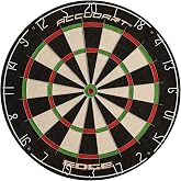 Accudart Edge Bristle Dartboard &ndash; Premium Brazilian Sisal, Razor‑Thin Spider, Rotating Metal Number Ring, Increased Playing Area, Super Thin Bullseye &ndash; Ideal for Steel‑Tip Darts