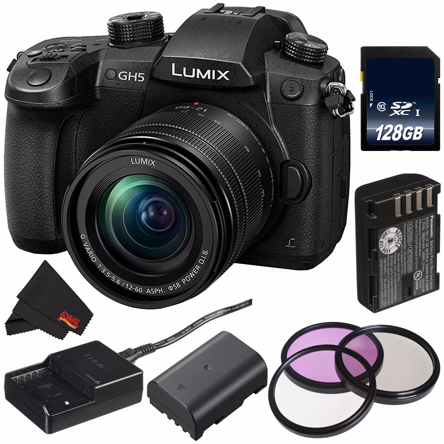 Panasonic Lumix DCGH5 Mirrorless Micro Four Thirds Digital Camera with