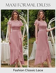 BeryLove Prom Dresses for Women Wedding Guest
