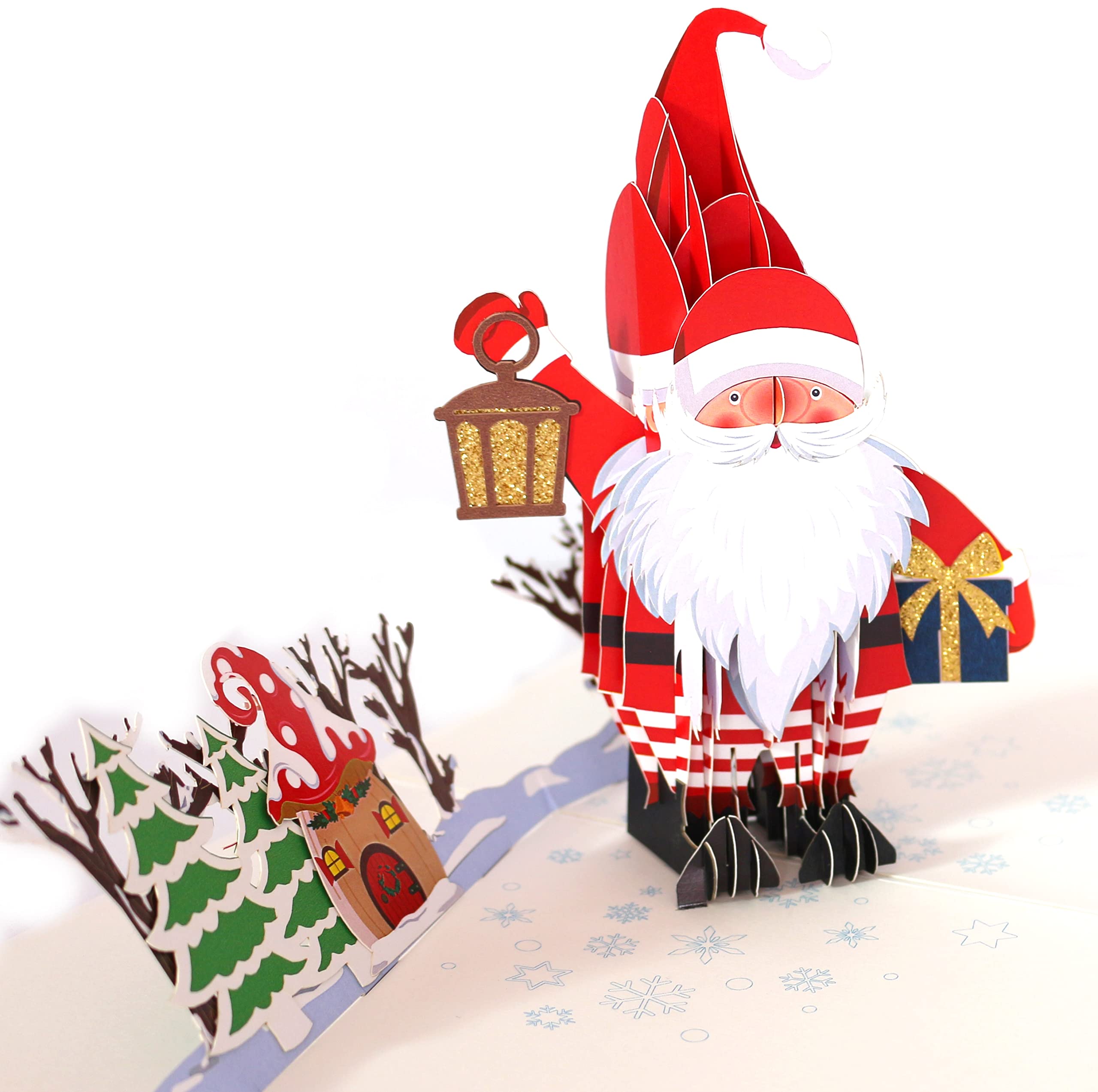 3D Pop Up Christmas Cards | Santa | 3D Christmas Cards Pop Up | Greeting Cards For Loved Ones This Holiday Season
