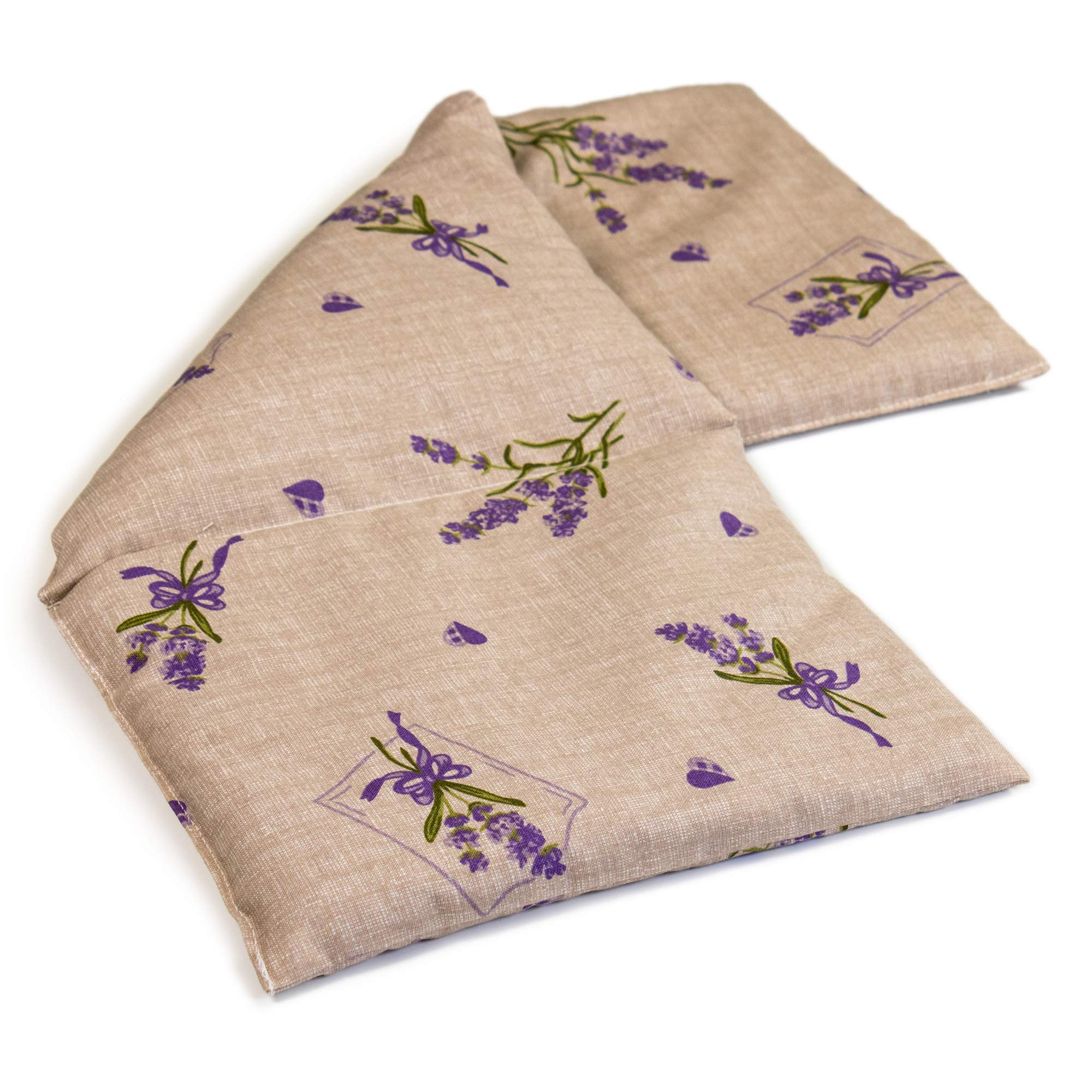 Hot Cherry Pit Pillow - Heating Pad and Cooling Bag - Cherry Stone - Microwavable (Country Style Romance, 3 Pockets Style 19.6 x 7.8 in)