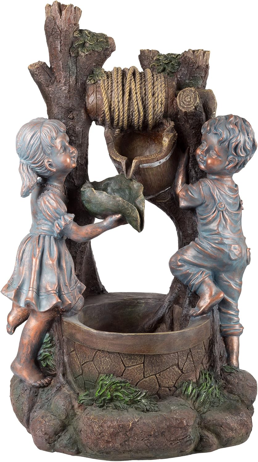 Pure Garden 50-201 Well Water Fountain : Garden & Outdoor
