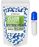 XPRS Nutra Size 3 Empty Capsules - 1000 Count Empty