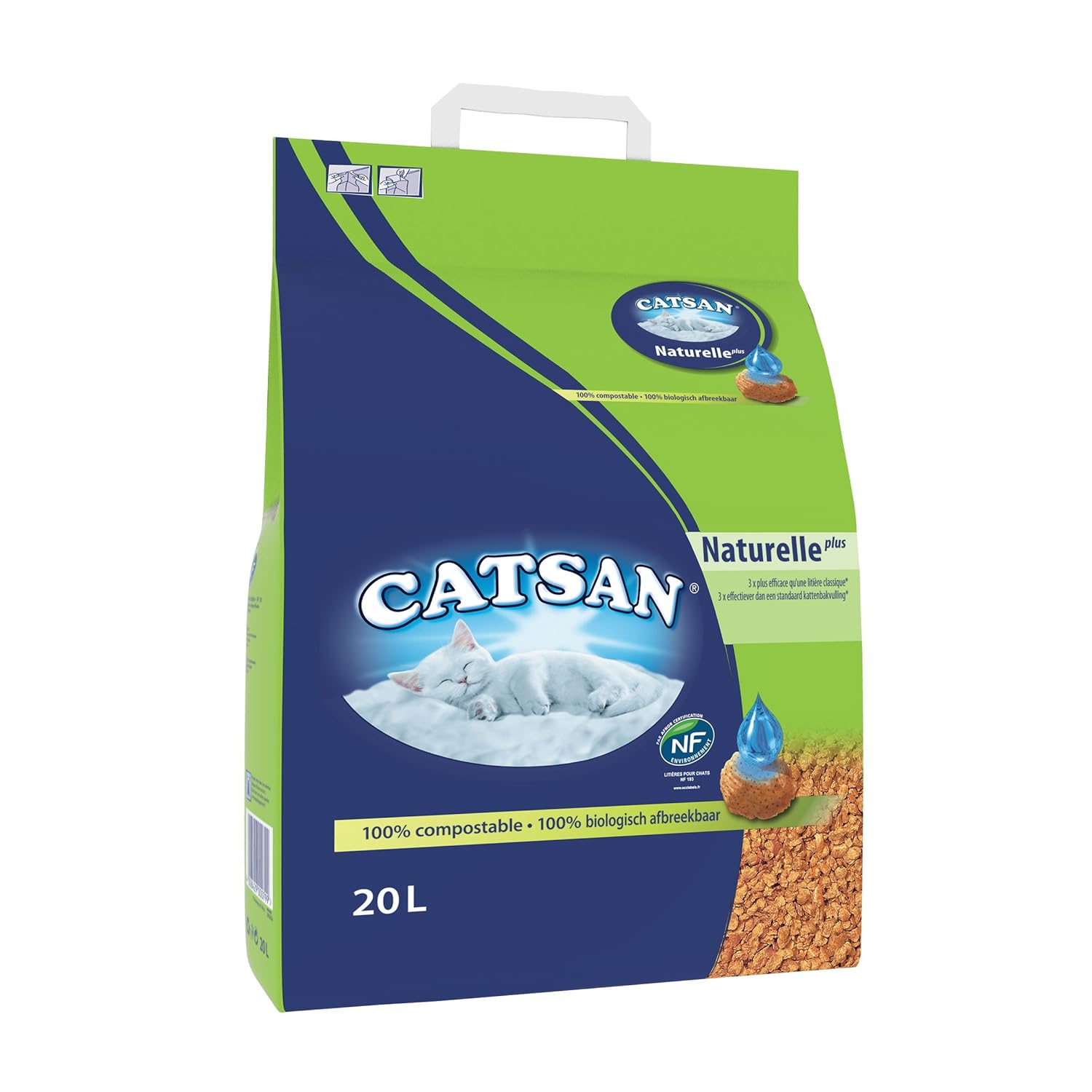 Catsan Naturelle Streu 1x 20 Liter Amazon.de Haustier