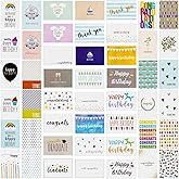 BEST PAPER GREETINGS All Occasion Greeting Card Assortment Box - 144 Pieces, 4 x 6 In, Multi-Color & Envelopes Included - Boxed Card Assortment for Birthday, Baby Shower, Sympathy & Thank You