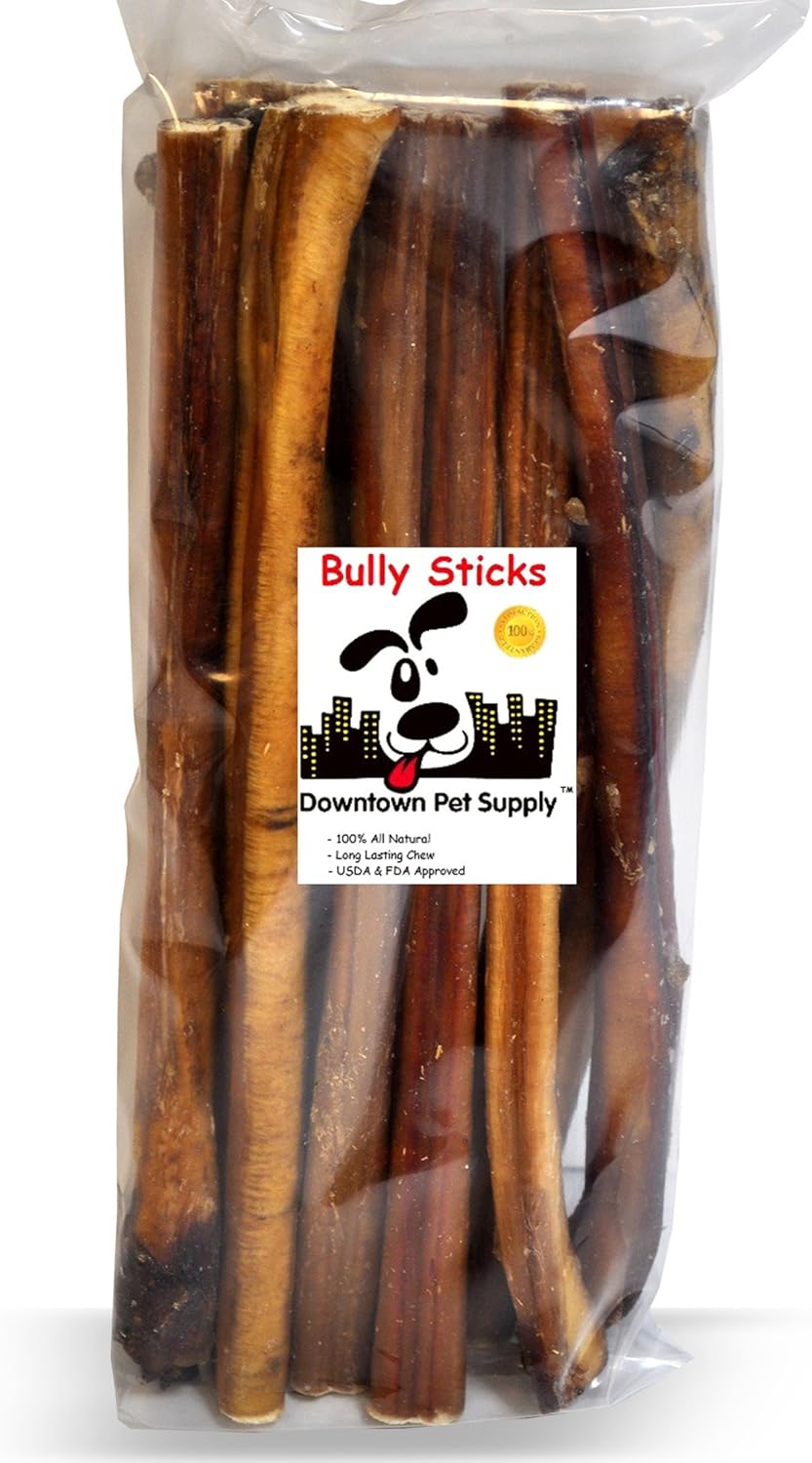 12" inch Premium Bully Pizzle Sticks, JUMBO EXTRA THICK 5 pack, 10 pack, 15 pack, or 24 pack
