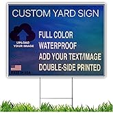 Custom Yard Sign 24x18 – Full Color Text & Image | Personalized Double-Sided Signs for Events, Business, and More