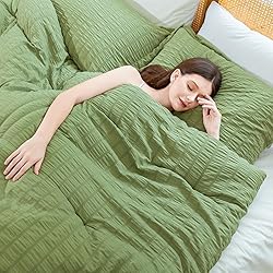 Cosybay Sage Green King Comforter Set - 3 Pieces
