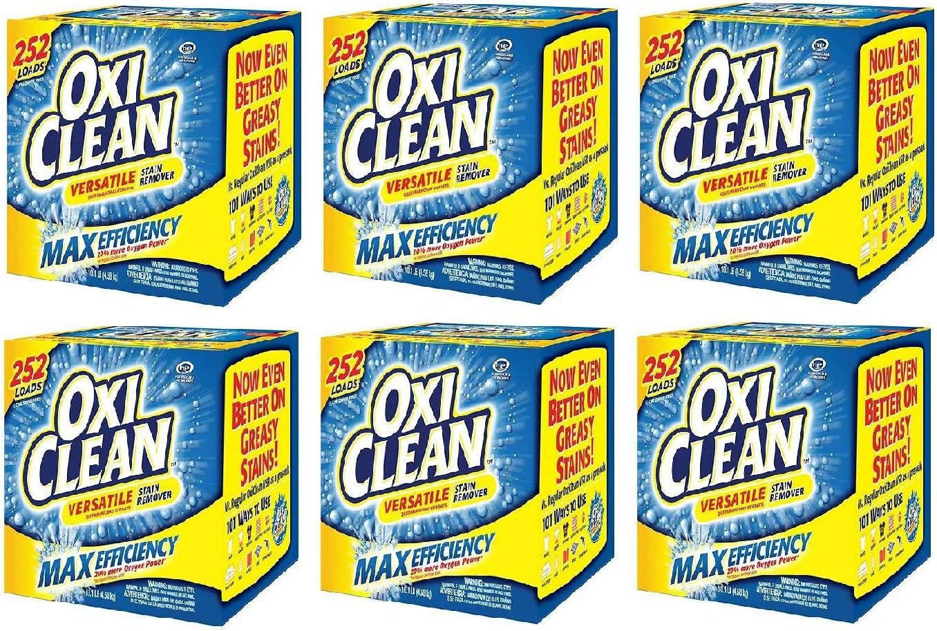 OxiClean Max Efficiency Stain Remover (252 loads)