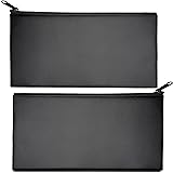 2-Pack Premium Money Bags with Ultra-Durable Zipper