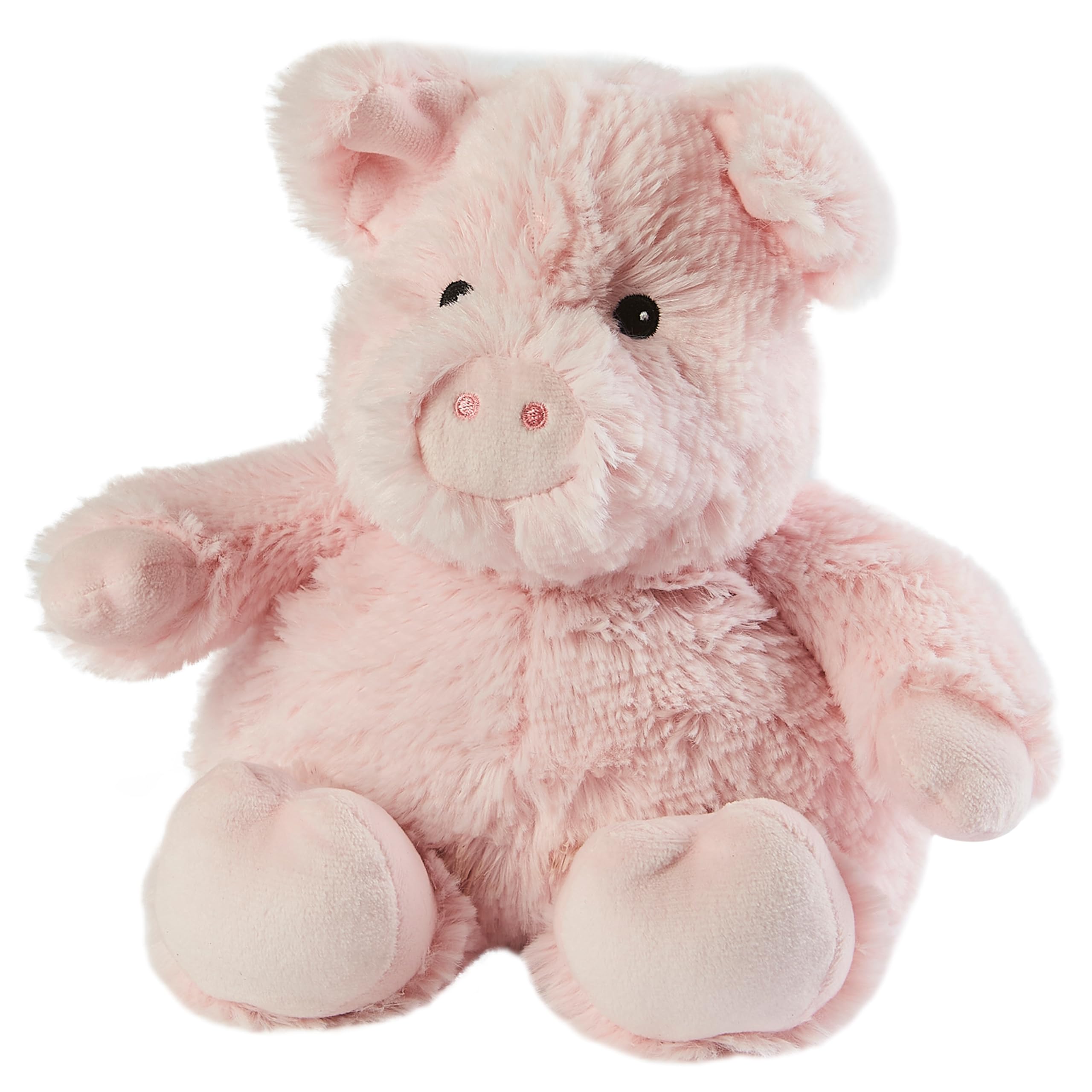 Warmies Plush Pig Microwavable, with French Lavender Scent, Hot or Cold Heating pad for Relaxation and Warm Relief, Suitable for Adults and Children