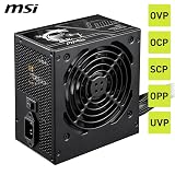 MSI MAG A750BN 750W PCIe 5.1 ATX 3.1 PSU 80 Plus Bronze Native 12V-2x6 view 6