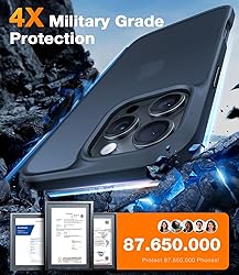TORRAS Shockproof for iPhone 16 Pro Max Case, 4X