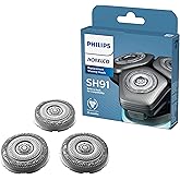 Philips Norelco Genuine SH91/52 Replacement Shaving Heads compatible with Norelco Shaver Series S9000 and 9000 Prestige, Late