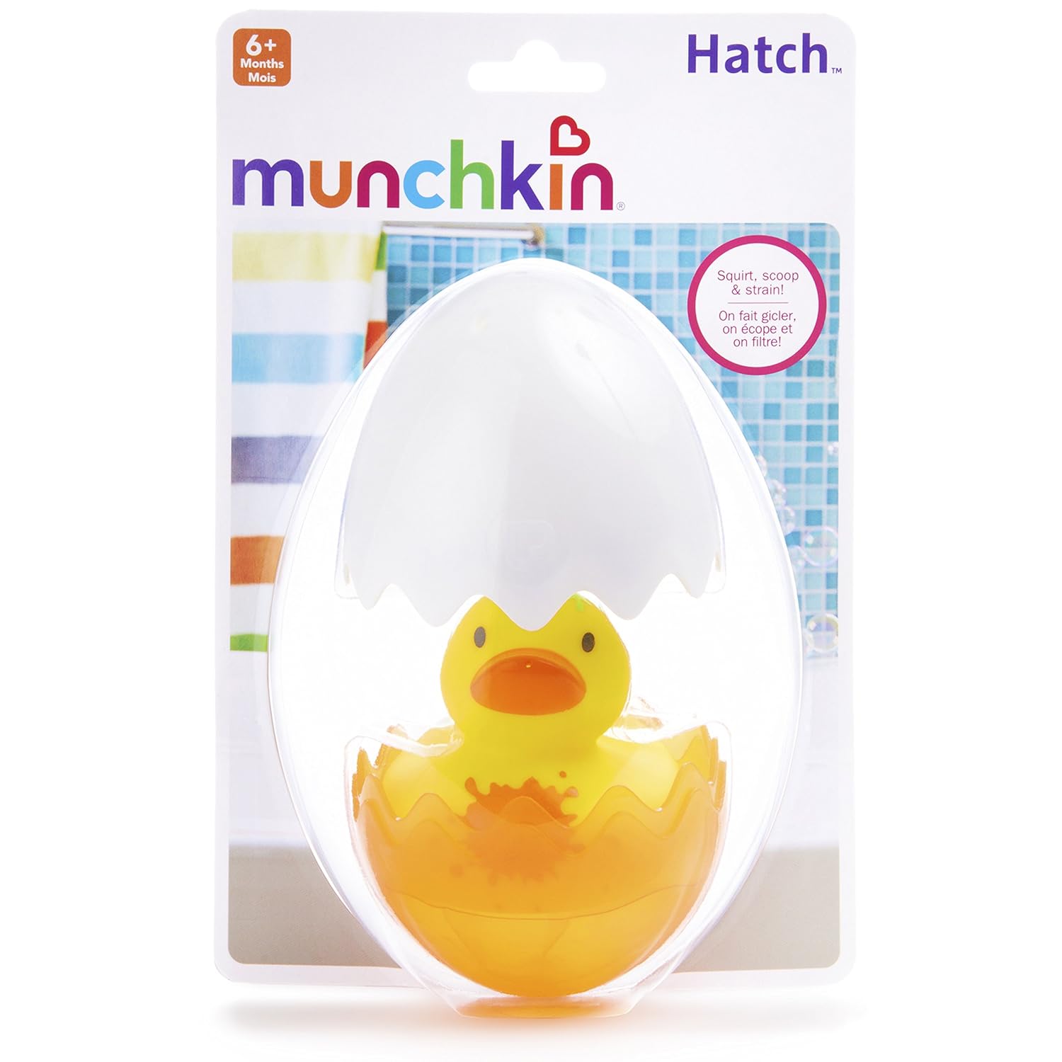 hatching egg bath toy