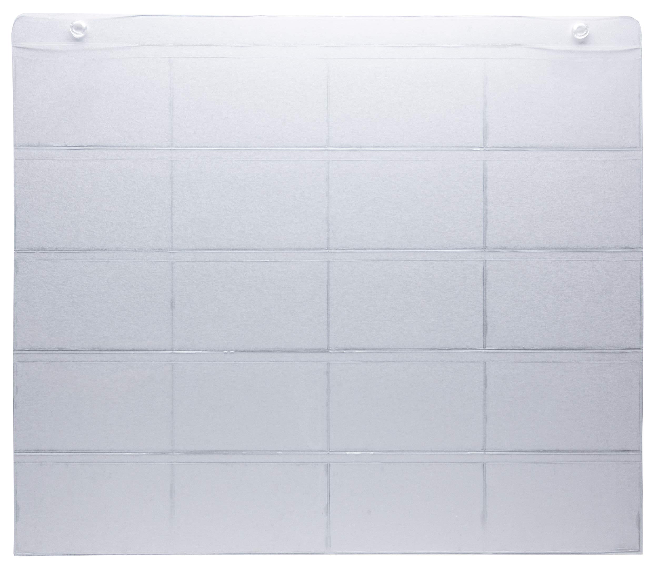 ProSimpli 3" x 5" Index Card Holder Sleeve. 5 Rows 4 Cols, 20 Card Slots, 18"x22". Hang in the Office, Classroom and Home. Use for Studying, Self-Learning, Tracking Workflow, Presentations, Organizing