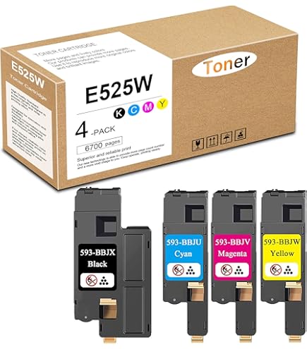 Dell 2150 / 2155 - LOT de 4 toners compatible | Prix Bas