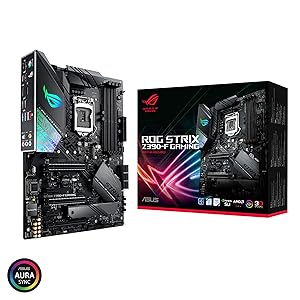 ASUS ROG Strix Z390-F Gaming Motherboard LGA1151 (Intel 8th and 9th Gen) ATX DDR4 DP HDMI M.2 USB 3.1 Gen2 Gigabit LAN
