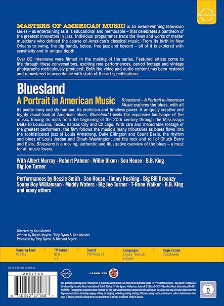 Amazon Com Masters Of American Music Bluesland A Portrait In American Music Albert Murray Robert Palmer Willie Dixon Son House B B King Big Joe Turner Bessie Smith Jimmy Rushing Big Bill Broonzy