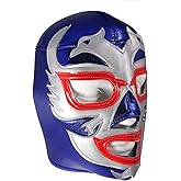 DOS CARAS Adult Lucha Libre Wrestling Mask (pro-fit) Costume Wear - Blue/Grey