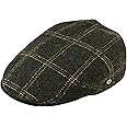 VOBOOM Men's Herringbone Flat Ivy Newsboy Hat Wool Blend Gatsby Cabbie Cap