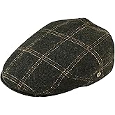 VOBOOM Men's Herringbone Flat Ivy Newsboy Hat Wool Blend Gatsby Cabbie Cap