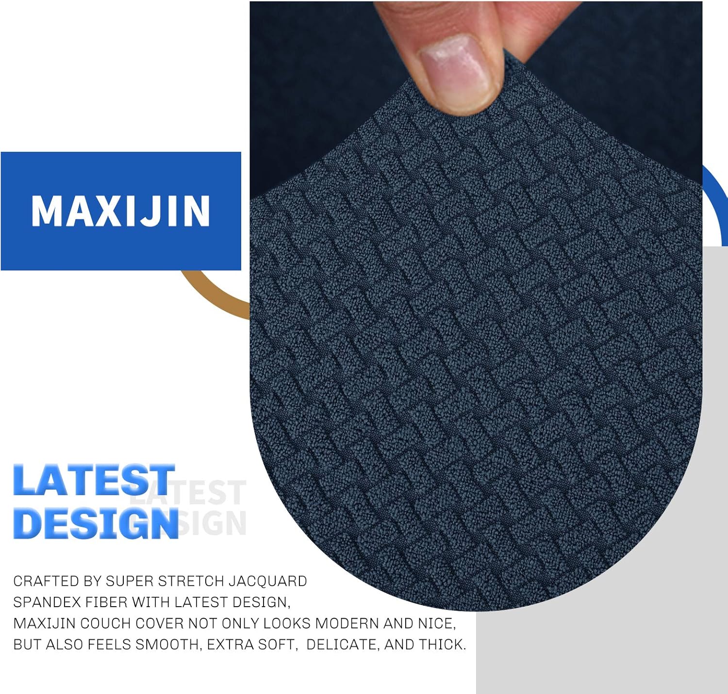 MAXIJIN Creative Jacquard Couch Covers for 3 Seater - Image 5