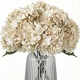 2Bouquets Artificial Fake Flowers Plants Silk Hydrangea Arrangements Wedding Bouquets Decorations Plastic Floral Home Kitchen