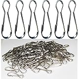 50pcs SIEWAY Lanyard Clips, Lanyard Hooks,1.26 in Premium Clasps Hooks Closures Snap Hooks Small for Crafts Lanyards Metal Ke