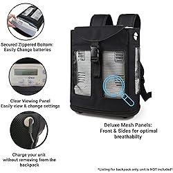 O2TOTES Ultra Lightweight Backpack Fit For Inogen