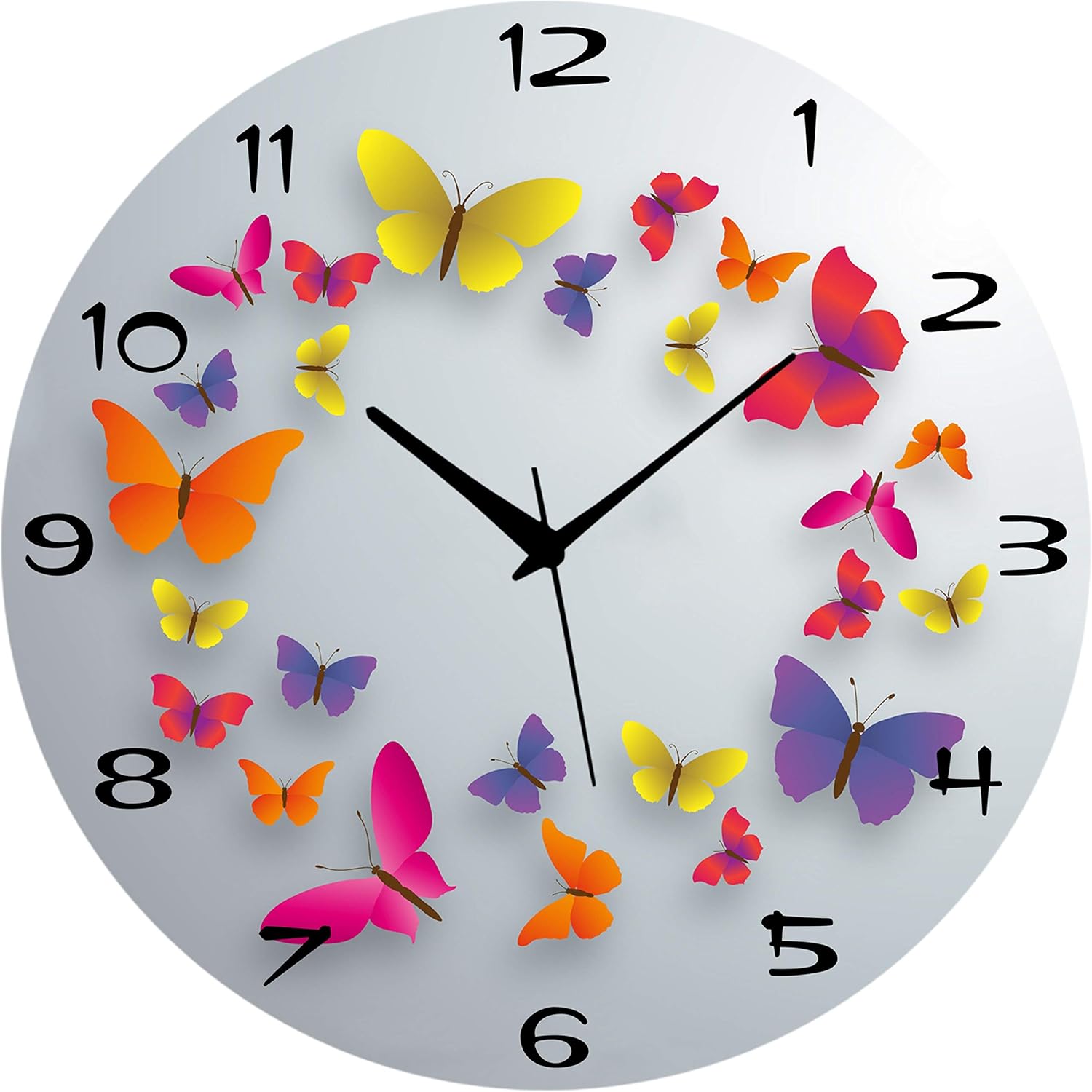 Saree House Wooden Round Wall Clock Home Decor