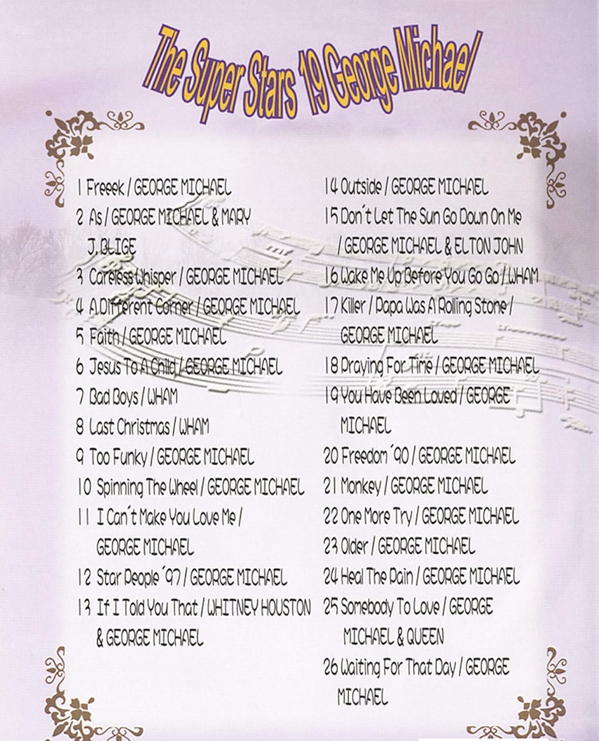 ジョージ マイケル ワム Wham カラオケdvd ネイティブの歌うお手本ヴォーカルで本物の発音で歌えるようになります ジョージ マイケル ワム Wham