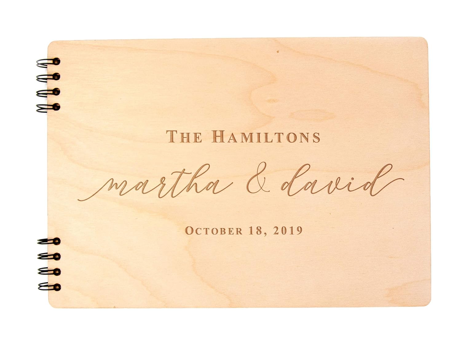 Personalized Wedding Guest Book Rustic Guestbook Ideas Wood