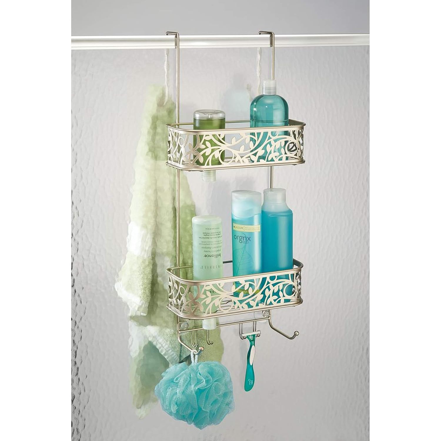 iDesign Vine Over Shower Door Caddy, Satin Amazon.co.uk Kitchen & Home
