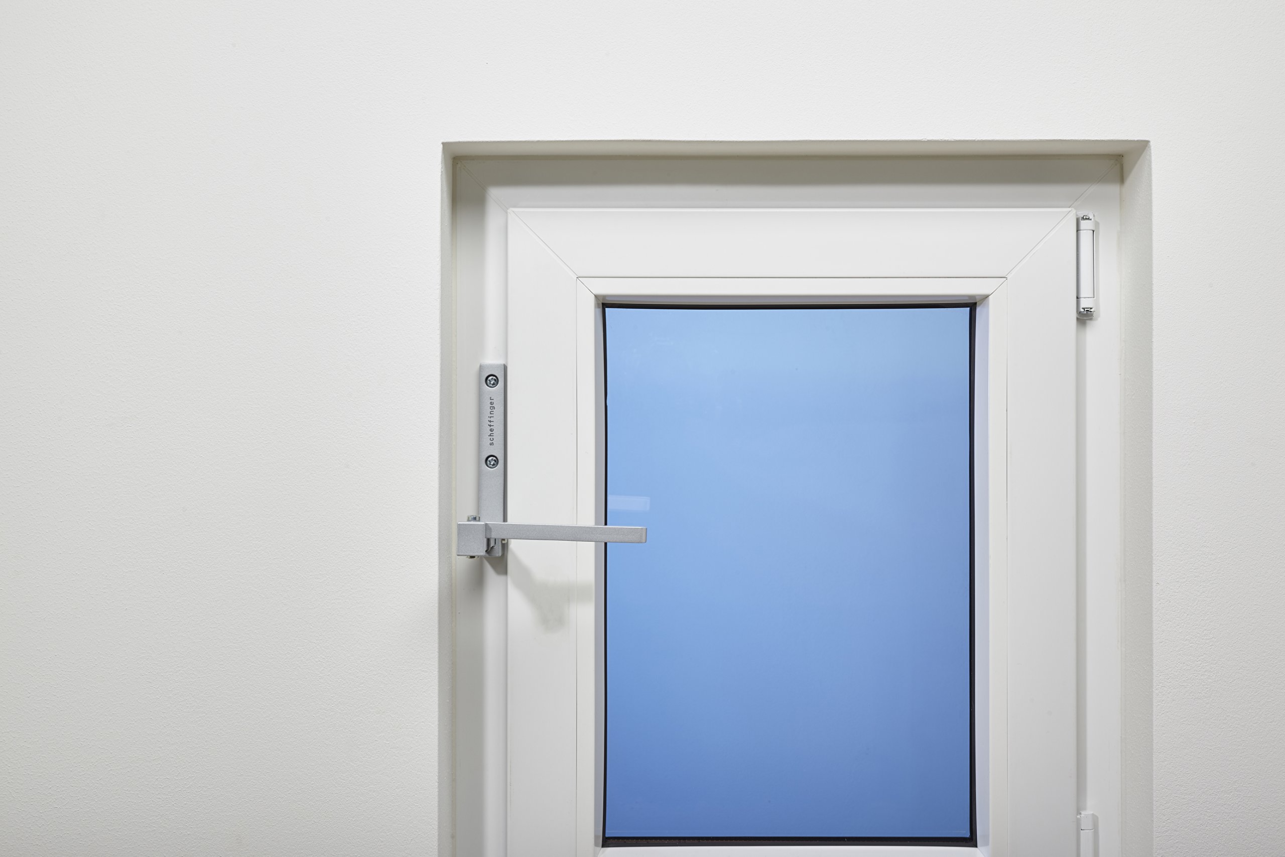 Scheffinger V77 Türriegel in der Farbe Silber aus 100% hochwertigem Stahl, Sicherheit gegen Einbruch, Überfallschutz für Wohnungstüren, gefertigt in Deutschland 7