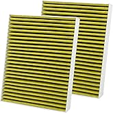 2pcs Capume for Cabin Air Filter JM880 Fits for Ascent 2019-2025 2026,Crosstrek 2018-26,Impreza 2017-26,Legacy 2020-25,Outback 2020-26,Forester 2025-26,Replacement for 72880-FL00A,72880-FL500,CF12436