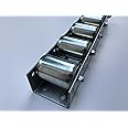 Pallet Roller Track Flow Rail Roller Gravity Conveyor Steel Rollers Diameter 50 mm (Length: 0.5 m)