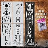 Amazon Com Skeleton Hand Stencil Reusable Stencils For Painting Mylar Stencil For Diy Projects And Crafts