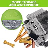 Pecute XL Dog Walking Bag with Water Bottle Holder Grey view 4