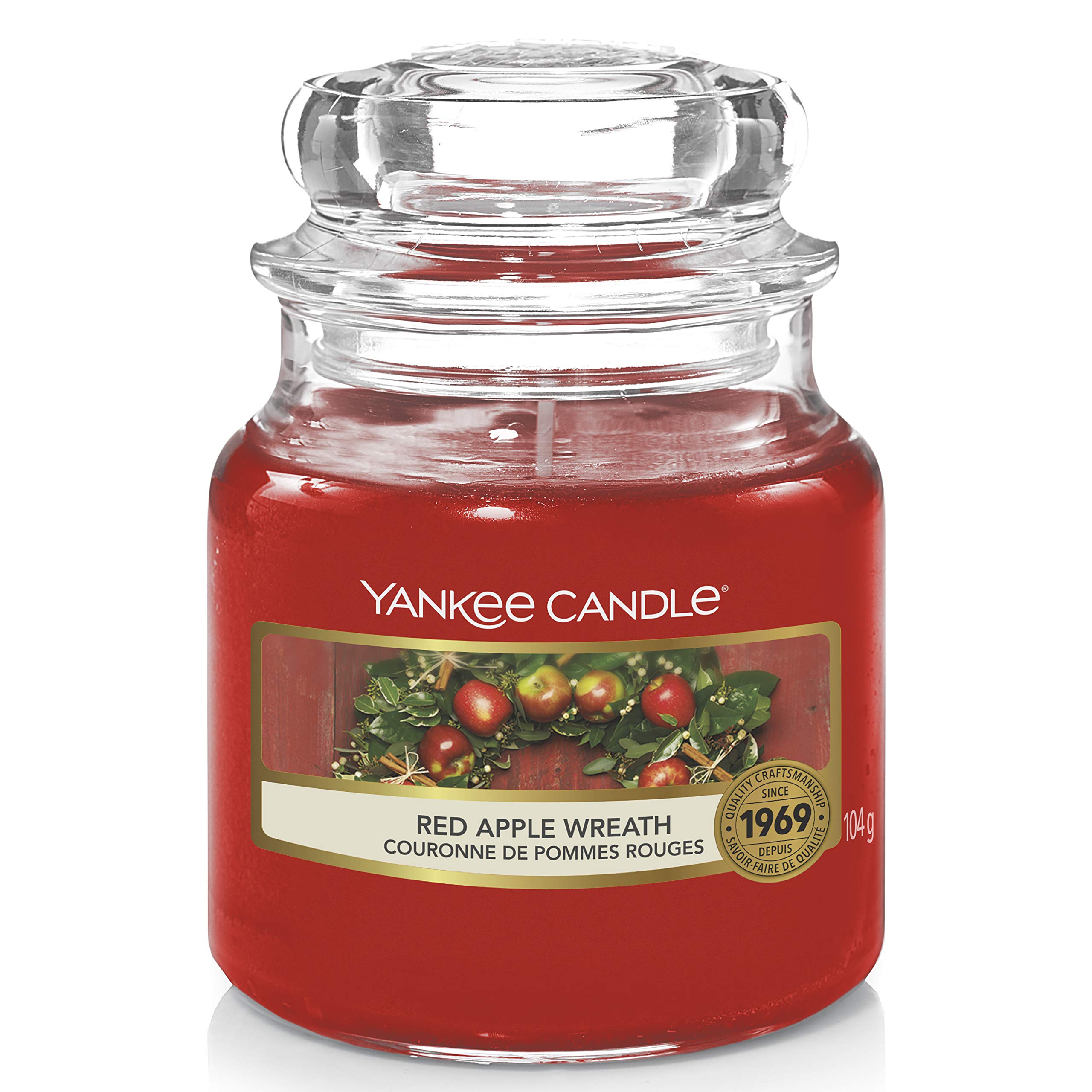 Yankee Candle Red Apple Wreath, Small jar Candle