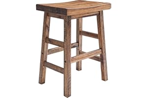 Alaterre Furniture Durango 26" H Industrial Wood Counter-Height Stool