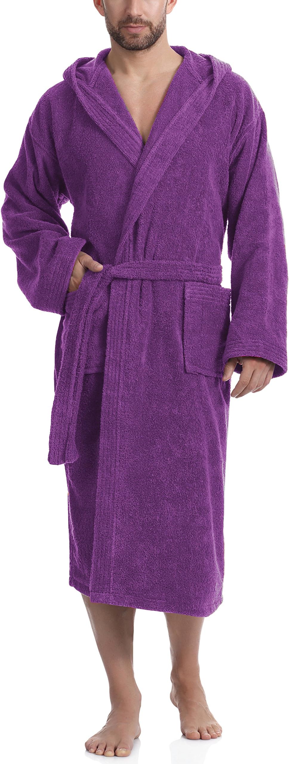 Men's 100% Cotton Terry Bathrobe LA40-101