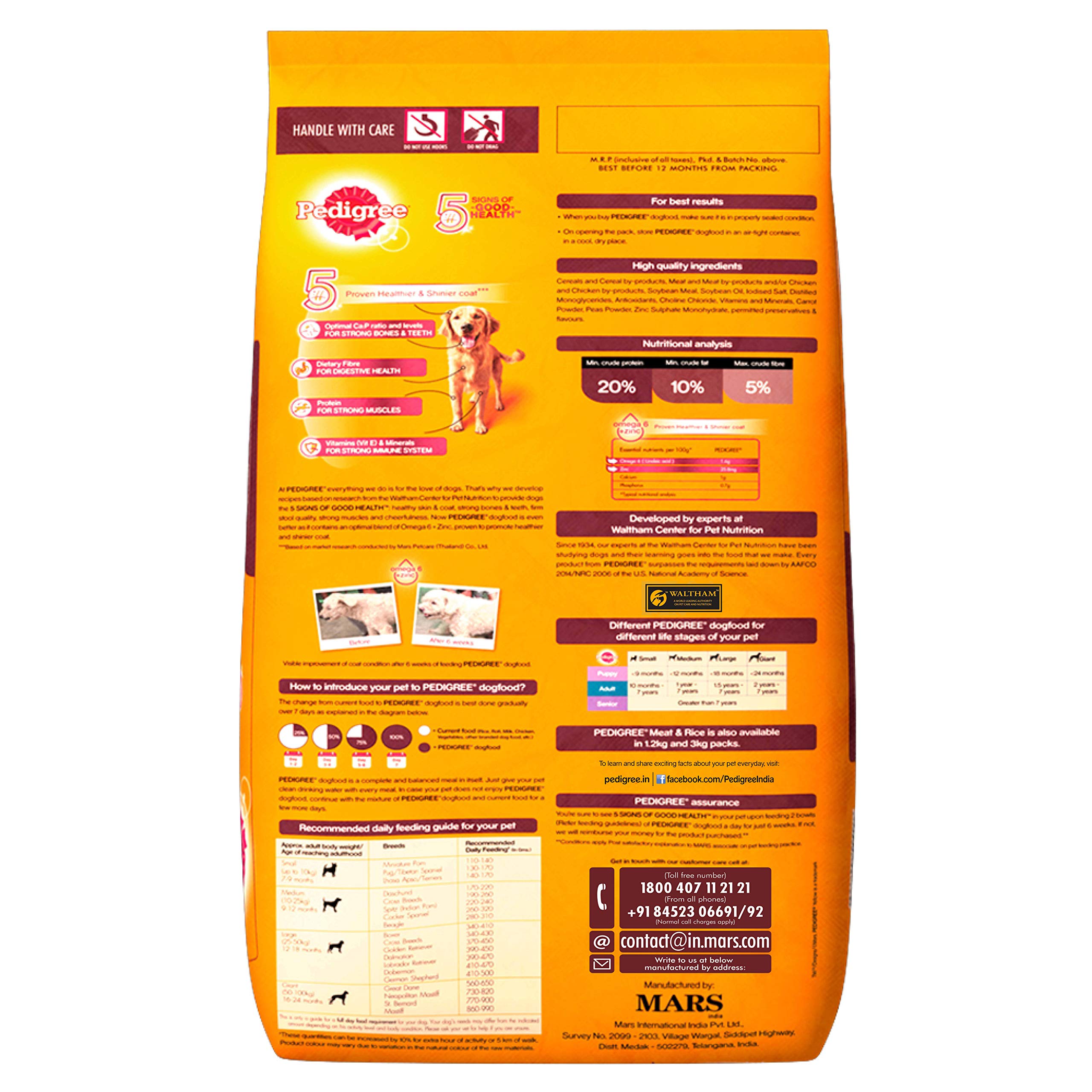 meat and rice pedigree